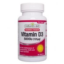 Vitamin D3 5000iu (125μg) High Strength 