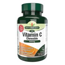 Vitamin C 500mg, μασώμενη χωρίς ζάχαρη