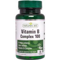 Vitamin B Complex 100 (Ισχυρής Δράσης) Αργή Αποδέσμευση Vitamin B Complex 100 (Mega Potency) Time Release
