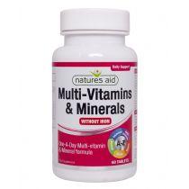 Multi-Vitamins & Minerals (without Iron)