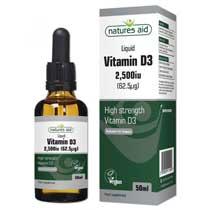 Vitamin D3 2500iu (62.5mcg) 50ml Liquid